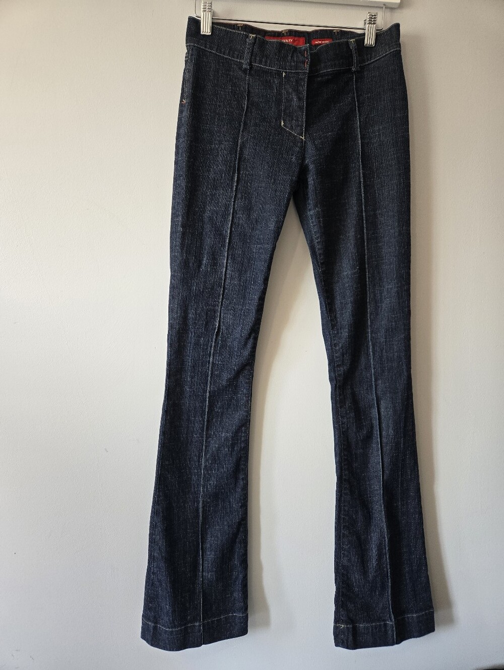 Miss Sixty Y2K New Kick Dark Wash Denim Flare Jeans. Size 28